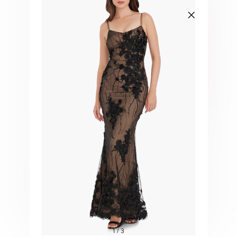 Dress the Population Giovanna Floral Sequin Mermaid Gown